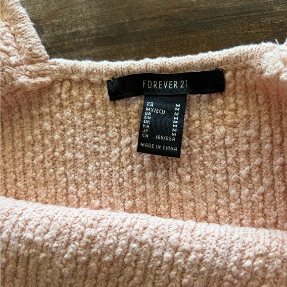 NWT Forever 21 Cropped Sweater Tank Top - Picture 6 of 8